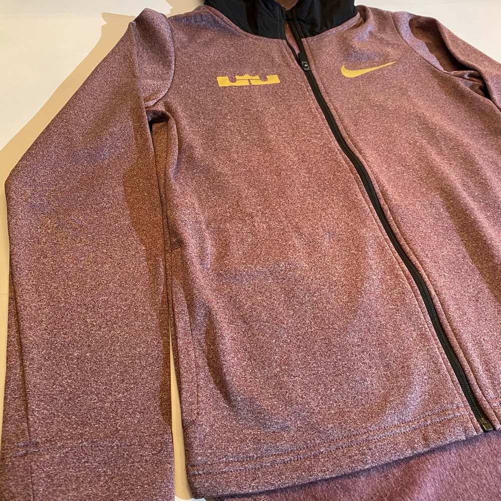 New Nike Lebron James Therma full zip youth hoodie